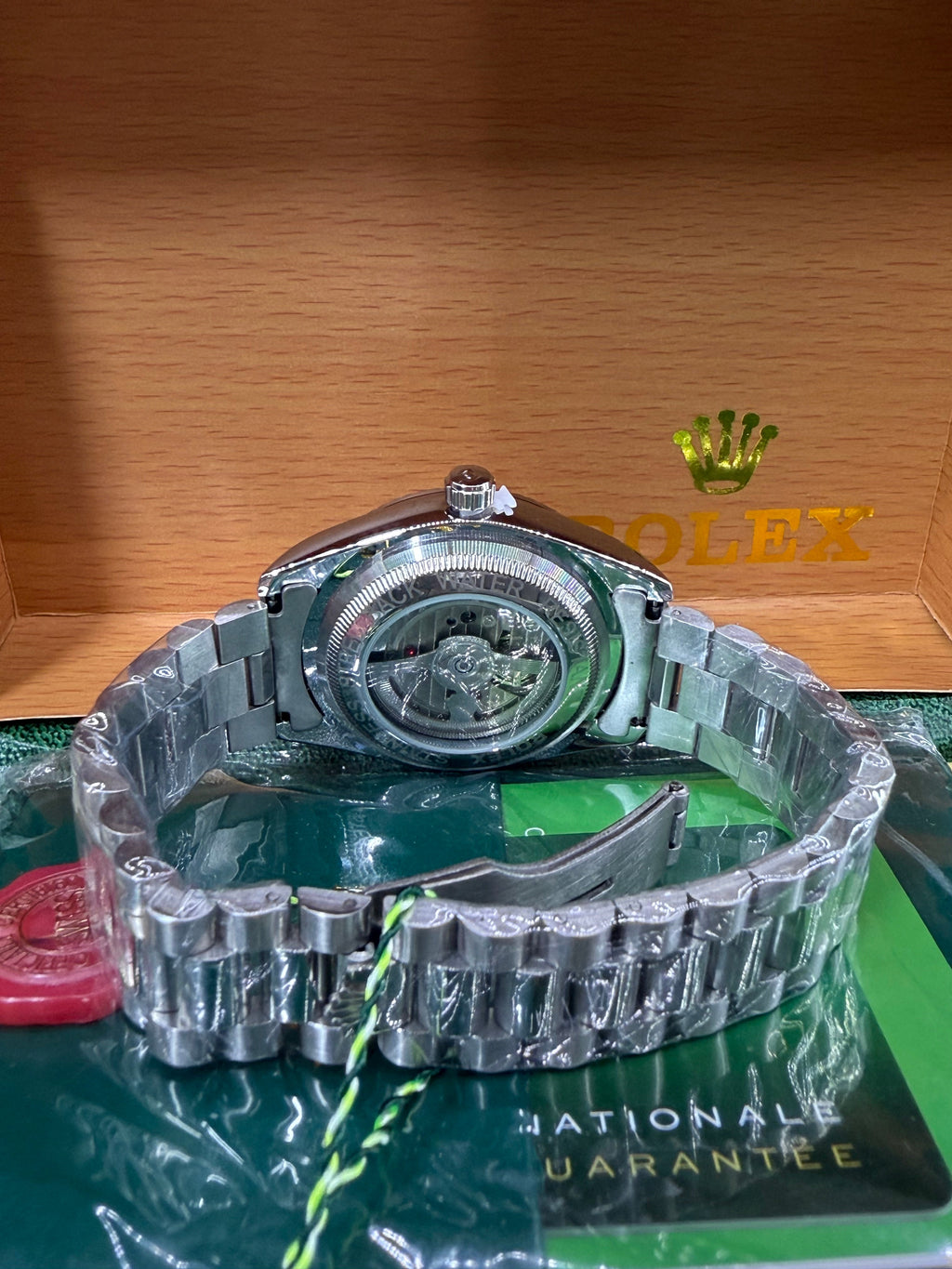 Day date 41mm green arabic dial