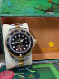 Sea-dweller 40mm two tone black dial
