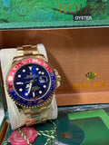 GMT master II 40mm gold red blue