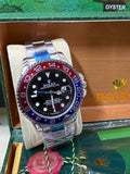 Gmt master II black dial (pepsi)